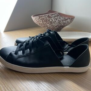 Freda Salvador Eda D'Orsay Sneaker size 9/ black leather